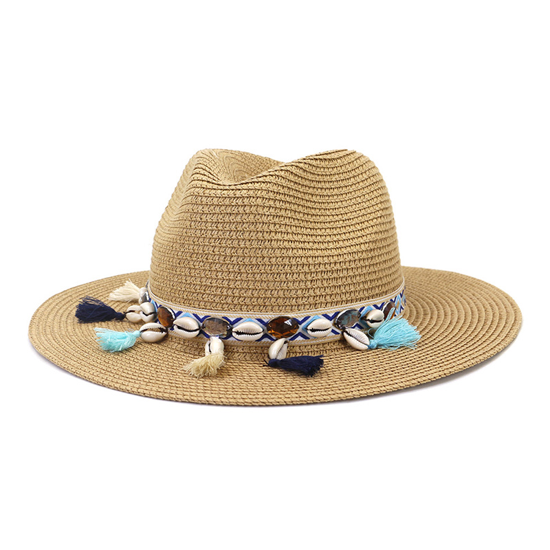 Соломенная шляпа Shell Tassuel Panama Sun Straw Hat